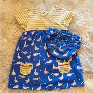 Baby Boden dress and bloomer set.